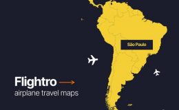 Videohive Flightro - Airplane Travel Maps