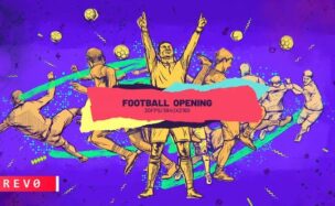 Videohive Football Opener/ Soccer Live/ TV Intro/ Sport/ Ball/ Dynamic Brush/ Draw/ Game Promo/ Players/ Event