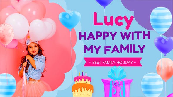 Videohive Happy Birthday Lucy