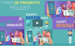 Videohive Happy Easter Day - Diwali - Eid Mubarak - Social Share