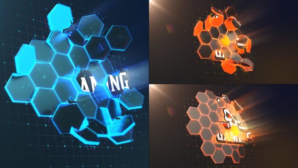 Videohive Hi-Tech Hexagons | Logo Reveal