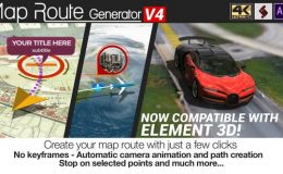Videohive Map Route Generator V4