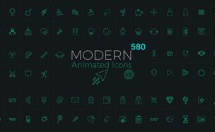 Videohive Modern Animated Icons Library
