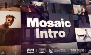 Videohive Mosaic Intro