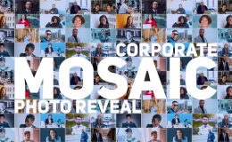 Videohive Mosaic Photo Reveal | Corporate Logo