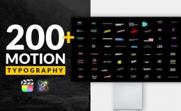 Videohive Motion Typography For FCPX