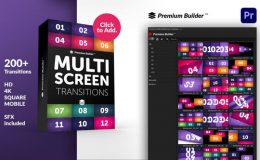 Videohive Multiscreen Transitions for Premiere Pro