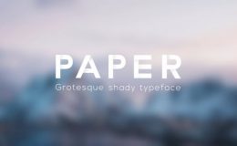 Videohive Paper - Grotesque Shady Animated Typeface