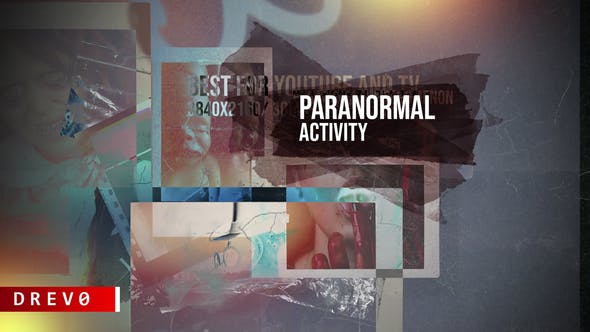 Videohive Paranormal Activity/ UFO/ Murder/ Detective/ Ghost/ Mystery/ Zombie/ Horror/ Halloween/ Vampires/ TV