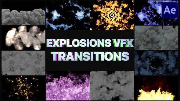 Videohive Smoke And Explosions VFX Transitions | After Effects