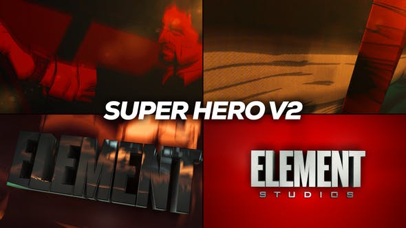 Videohive Super Hero Logo Reveal Title V2