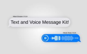 Videohive Text Message Kit with Voice