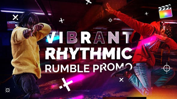 Videohive Vibrant Rhythmic Rumble Promo | For Final Cut & Apple Motion