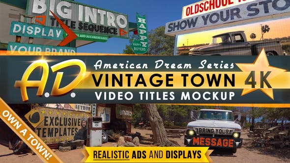 Videohive Vintage Town Titles Intro | AD