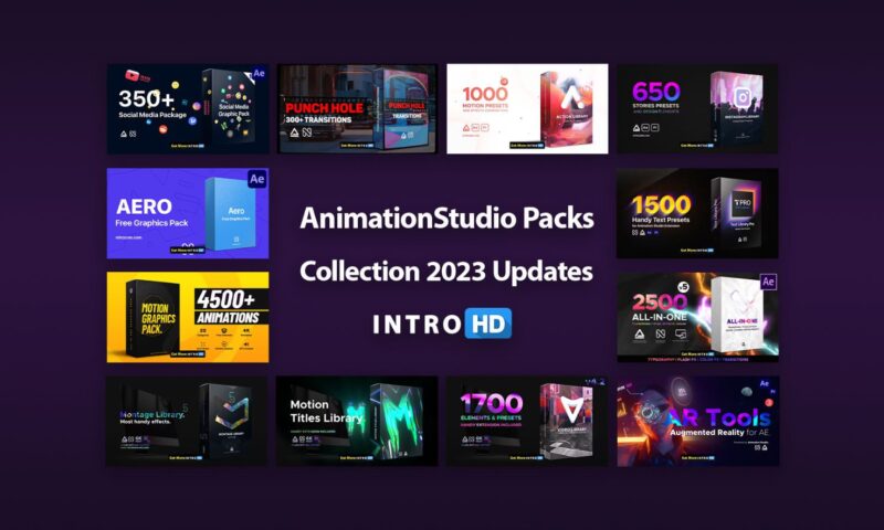 Animation Studio Packs Collection 2023 Updates