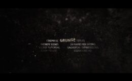 Videohive Grunge Titles