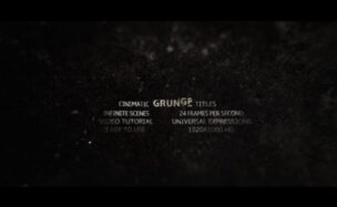 Videohive Grunge Titles
