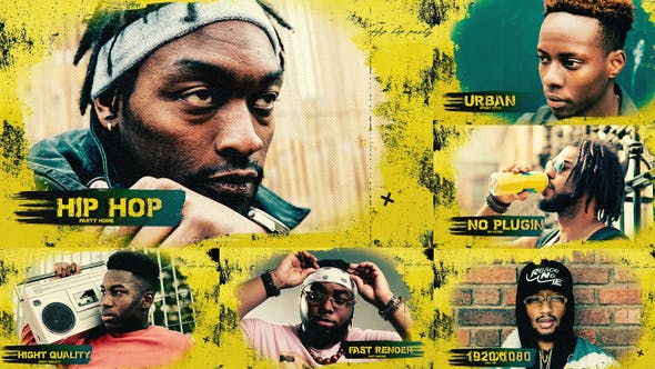 Videohive Grunge Urban Opener / Hip-Hop / Brush / Slideshow / Street