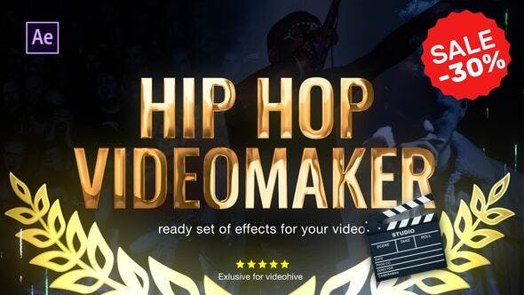 Videohive Hip Hop Music Video Editor