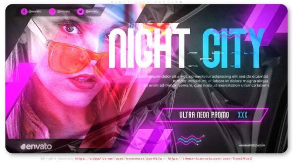 Videohive Night City Neon Promo