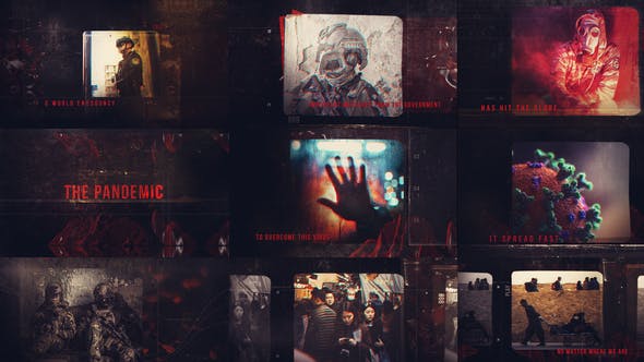 Videohive The Pandemic Montage