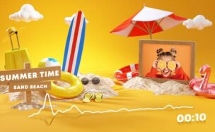 Videohive Summer Music and Podcast Visualizer