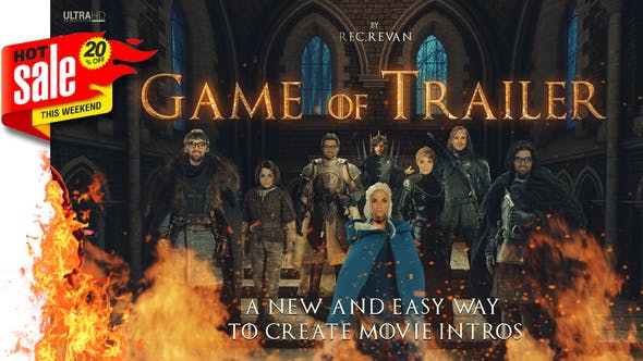 Videohive Throne Of Games / Cinematic Trailer Toolkit