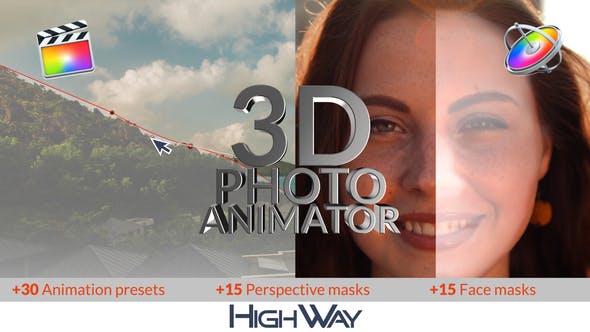 Videohive 3D Photo Animator for FCPX