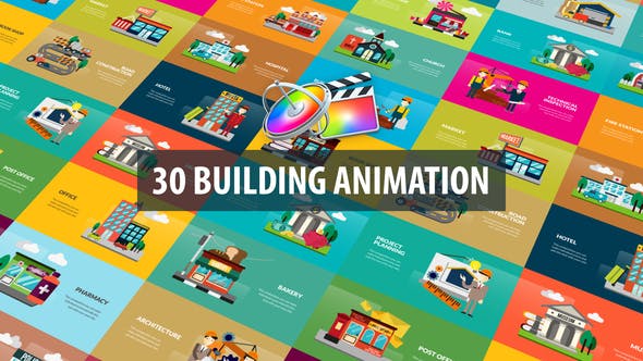 Videohive Building Animation | Apple Motion & FCPX 