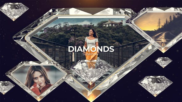 Videohive Diamonds Slideshow