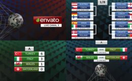 Videohive Euro - Soccer Schedule Tournament