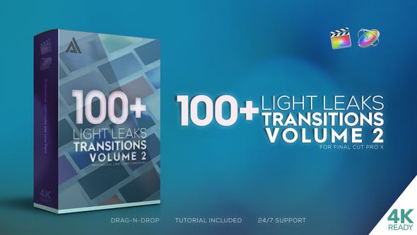 Videohive FCPX Light Leaks Transitions Vol 2