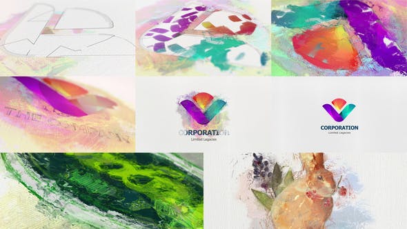Videohive Logo In Paint