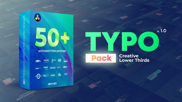 Videohive Lower Thirds Free Template DaVinci Resolve INTRO HD
