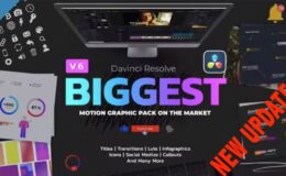 Motion Graphic Pack for Davinci Resolve – FREE Videohive