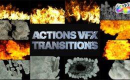 Videohive Smoke And Fire Transitions | FCPX