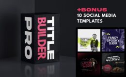 Videohive Title Builder Pro - Bonus 10 social media templates - InteractiveBro
