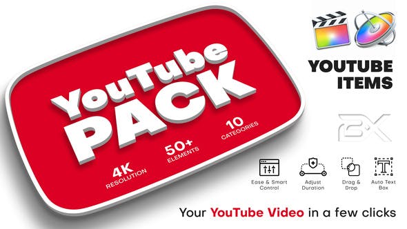 Videohive YouTube Pack – Apple Motion