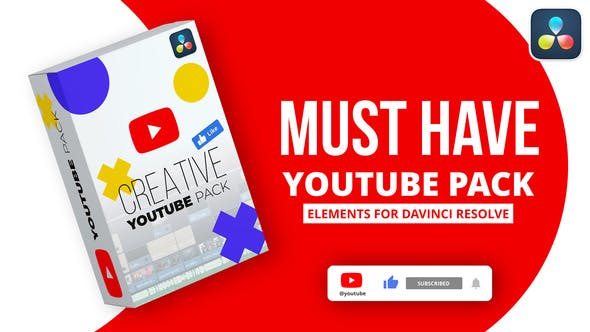 Videohive YouTube Pack – DaVinci Resolve