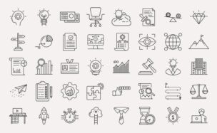 Videohive Business & Startup Line Icons