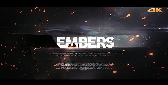Videohive Embers – Cinematic Trailer