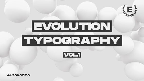 Videohive Evolution Typography | Media