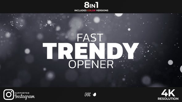 Videohive Fast Trendy Opener