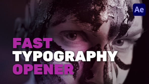 Videohive Fast Typography Opener