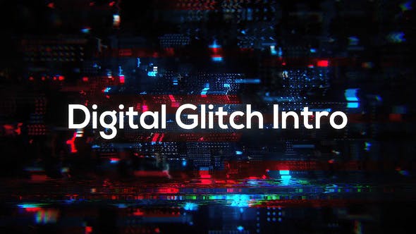 Videohive Glitch Technology Intro