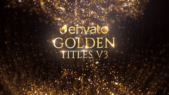 Videohive Golden Titles