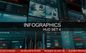 Videohive Infographics HUD smart graphics