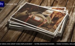 Videohive Instant Photo Stack | MOGRT for Premiere Pro