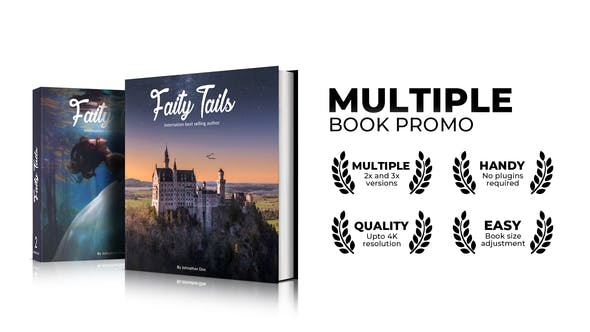 Videohive Multiple Books Promo