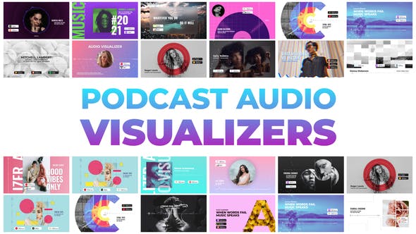 Videohive Podcast Audio Visualizers